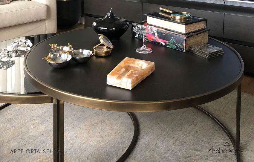 Aref Metal Ayak Orta Sehpa